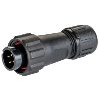 RS PRO Circular Connector 4 Contacts, Miniature Cable Plug, Male, IP68, SP13 Series 144-0609