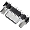 HARTING D-Sub Connector, 9 Way, Straight, Female, Through Hole, 6.5A, 1000V, 09661517513