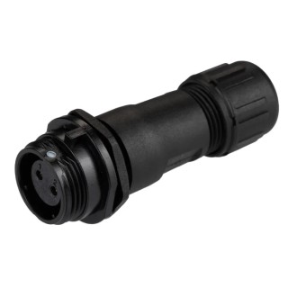 RS PRO Circular Connector 2 Contacts Cable Socket Female Miniature IP68 13A 250V SP13 Series 144-0603