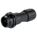 RS PRO Circular Connector 2 Contacts Cable Socket Miniature Male IP68 SP13 Series 250V 13A 144-0615