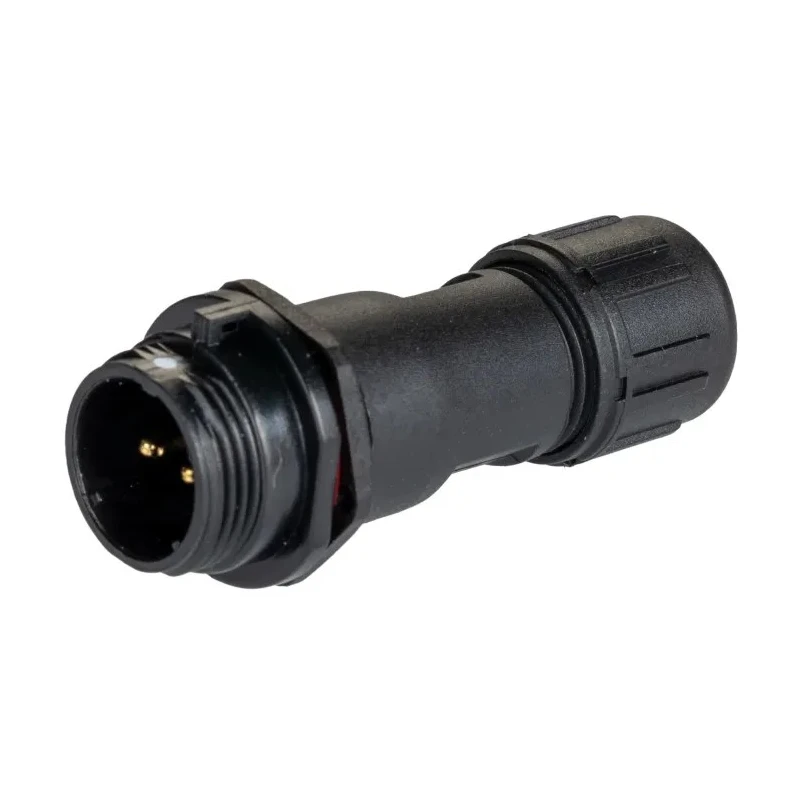 RS PRO Circular Connector 2 Contacts Cable Socket Miniature Male IP68 SP13 Series 250V 13A 144-0615