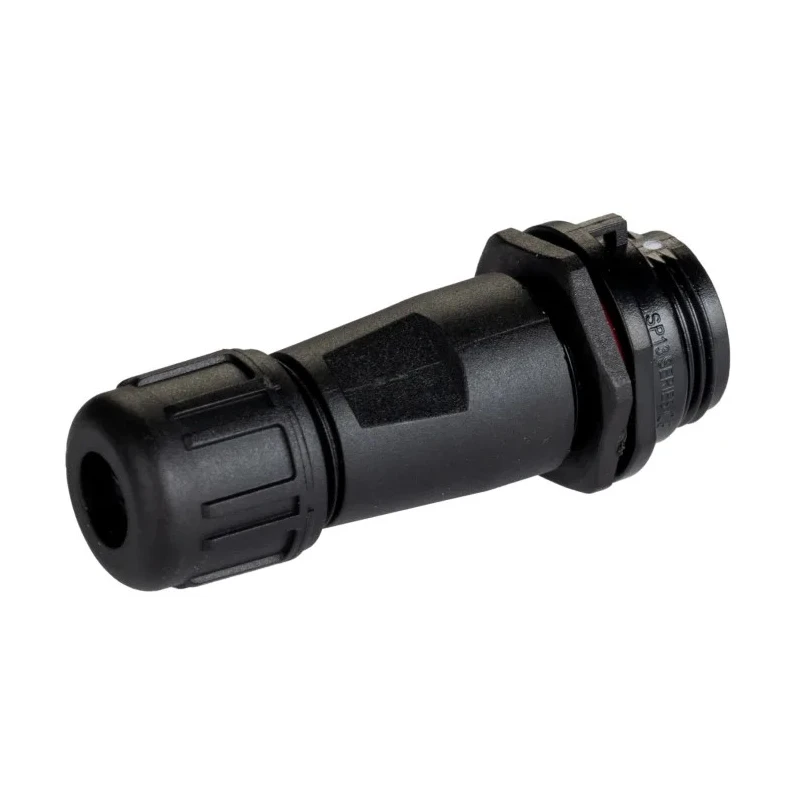 RS PRO Circular Connector 2 Contacts Cable Socket Miniature Male IP68 SP13 Series 250V 13A 144-0615