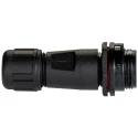 RS PRO Circular Connector 2 Contacts Cable Socket Miniature Male IP68 SP13 Series 250V 13A 144-0615