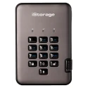 iStorage diskAshur2 500 GB External Portable Hard Drive, AES-256 Encrypted, USB 3.1, SLC NAND, PIN Keypad, 