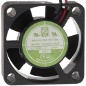 RS PRO OD2510 Series Axial Fan 5V DC, 3.1 m³/h, 500 mW, 100 mA, Square, Ball Bearing, IP55 25x25x10 mm 144-2027