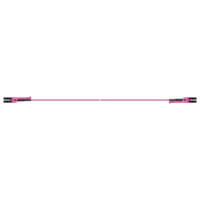 Huber+Suhner LC-XD Fibre Optic Patch Cable LSZH Multimode OM4 Duplex LC to LC Violet 20m PCRS_LCMX_LCMX_O421T_20.0_LL