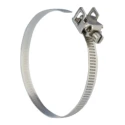 Jubilee Stainless Steel Quick Release Strap, Slotted Screw, 7mm Width, 120mm Max ID, FLS120SS