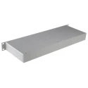 RS PRO 1U 19-Inch Aluminium Rack Mount Case P10, 153 mm Depth, 44 mm Height, Grey, IEC 297, 584-211