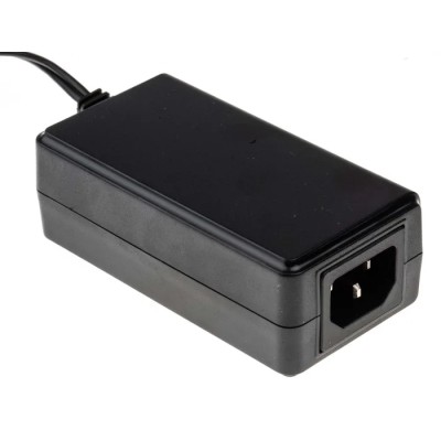 RS PRO AC/DC Power Adapter 20W 5V DC Output 4A 2.1 x 5.5 mm Connector 3-Pin IEC C14, 144-0968