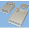 OKW Shell-Type Case Series Handheld Enclosure, White ABS with Integral Battery Compartment, IP65, 158x95x45 mm,