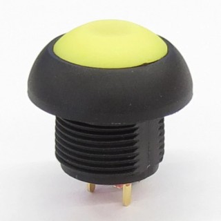 RS PRO PA Series Momentary Push Button Switch 13.6 mm Cutout, SPST, Yellow LED, IP67, 50 V DC 144-4226
