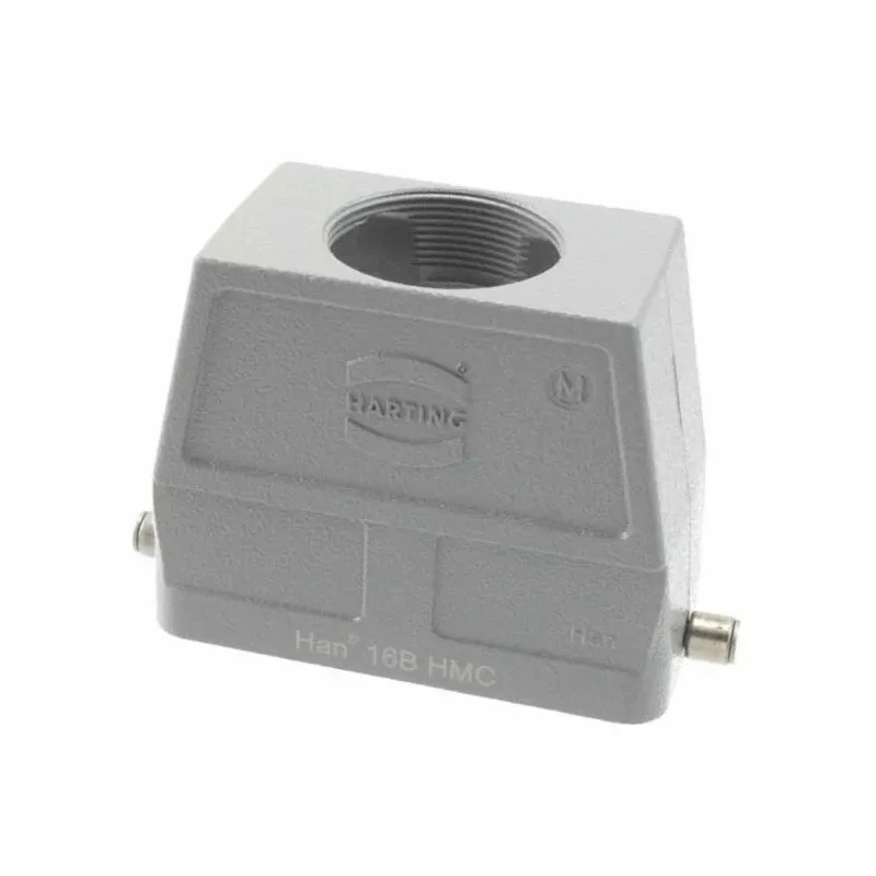 HARTING Heavy Duty Power Connector Hood, Die Cast Aluminium, 1 Lever, IP65, Top Cable Entry, M40 x 1.5, 16B Size 19302160448