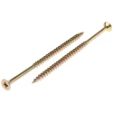 RS PRO Pozidriv Countersunk Steel Wood Screw, Passivated Zinc Plated, 5 mm Thread, 100 mm Length 144-3489