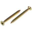 RS PRO Pozidriv Countersunk Steel Wood Screw, Passivated Zinc Plated, 4.5 mm Thread, 50 mm Length 144-3482