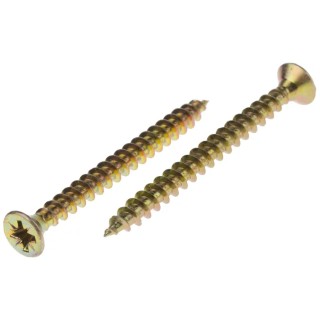 RS PRO Pozidriv Countersunk Steel Wood Screw, Passivated Zinc Plated, 4.5 mm Thread, 50 mm Length 144-3482