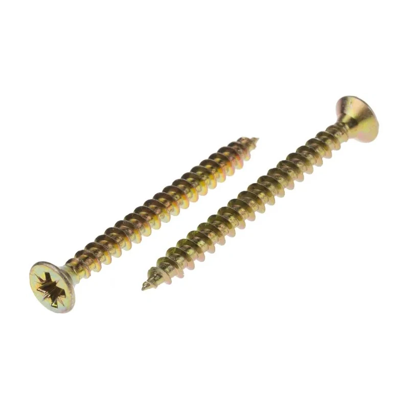 RS PRO Pozidriv Countersunk Steel Wood Screw, Passivated Zinc Plated, 4.5 mm Thread, 50 mm Length 144-3482