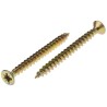 RS PRO Pozidriv Countersunk Steel Wood Screw, Passivated Zinc Plated, 4.5 mm Thread, 50 mm Length 144-3482