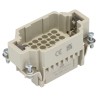 HARTING Heavy Duty Power Connector Insert 10A 250V, 42 Pole, Male, 0.14 - 2.5 mm², Cable Mount, 09162423001