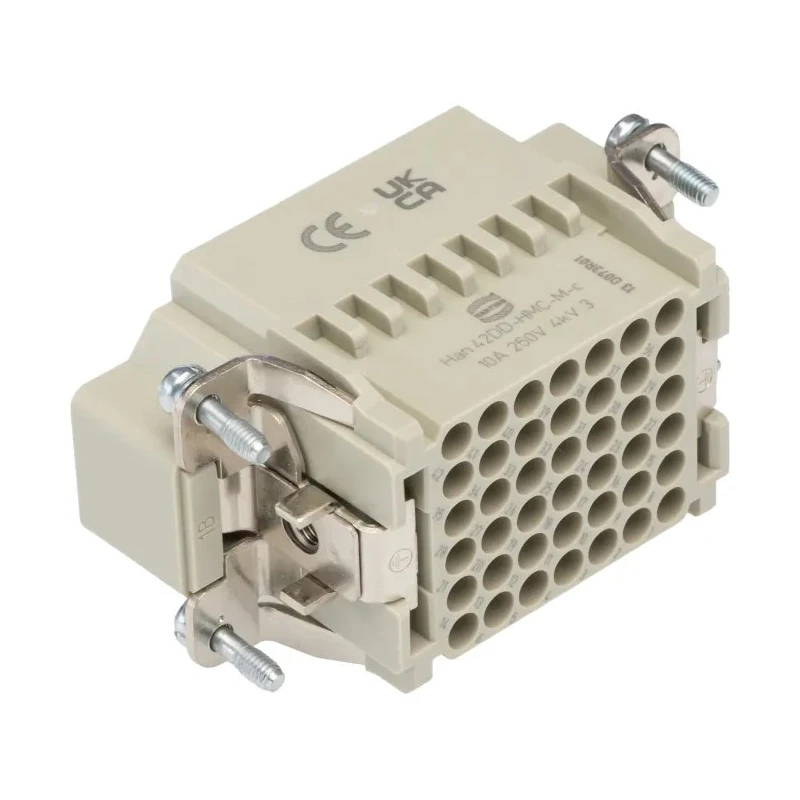 HARTING Heavy Duty Power Connector Insert 10A 250V, 42 Pole, Male, 0.14–2.5 mm², Cable Mount, 09162423001