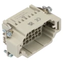 HARTING Heavy Duty Power Connector Insert 10A 250V, 42 Pole, Male, 0.14–2.5 mm², Cable Mount, 09162423001
