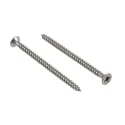 RS PRO Pozidriv Countersunk Stainless Steel Wood Screw, Metric Thread, 60 mm Length, A2 Grade, 144-3510