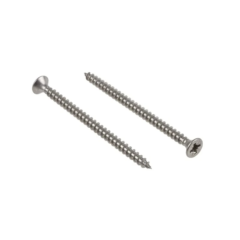 RS PRO Pozidriv Countersunk Stainless Steel Wood Screw, Metric Thread, 60 mm Length, A2 Grade, 144-3510