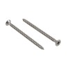 RS PRO Pozidriv Countersunk Stainless Steel Wood Screw, Metric Thread, 60 mm Length, A2 Grade, 144-3510