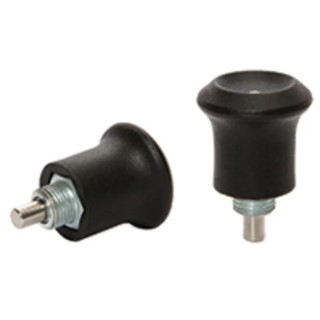 RS PRO M8 x 0.75 mm Index Bolt, Zinc Plated Steel, Polished Finish, Round Head, 30mm Long, 21mm Diameter 144-3680