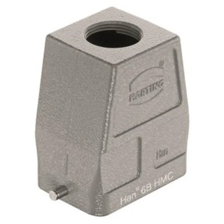 HARTING Heavy Duty Power Connector Hood, Cable Mount, IP65, Die Cast Aluminium, Top Entry, 1 Lever, 6B, 19302060446