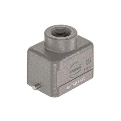 HARTING Heavy Duty Power Connector Hood Die Cast Aluminium IP65 Cable Mount M20 Top Entry 19302061440