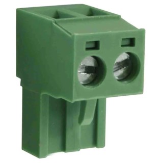 RS PRO Pluggable Terminal Block, 8 Contacts, 5 mm Pitch, 1 Row, 15A, 450V, Polyamide 66, Green 144-4055