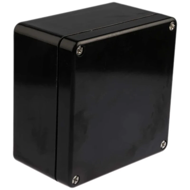 RS PRO Ex-GJB Series Black Fibreglass Reinforced Polyester Junction Box, IP66, ATEX, IECEx, 160mm x 160mm x 90mm 144-4455