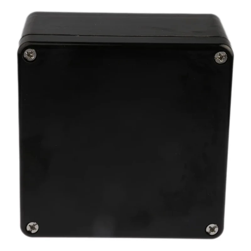 RS PRO Ex-GJB Series Black Fibreglass Reinforced Polyester Junction Box, IP66, ATEX, IECEx, 160mm x 160mm x 90mm 144-4455