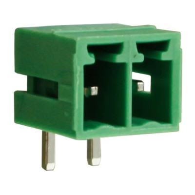RS PRO Pluggable Terminal Block 2-Contact 3.81 mm Pitch Right Angle Polyamide Male Screw CTBP93HE