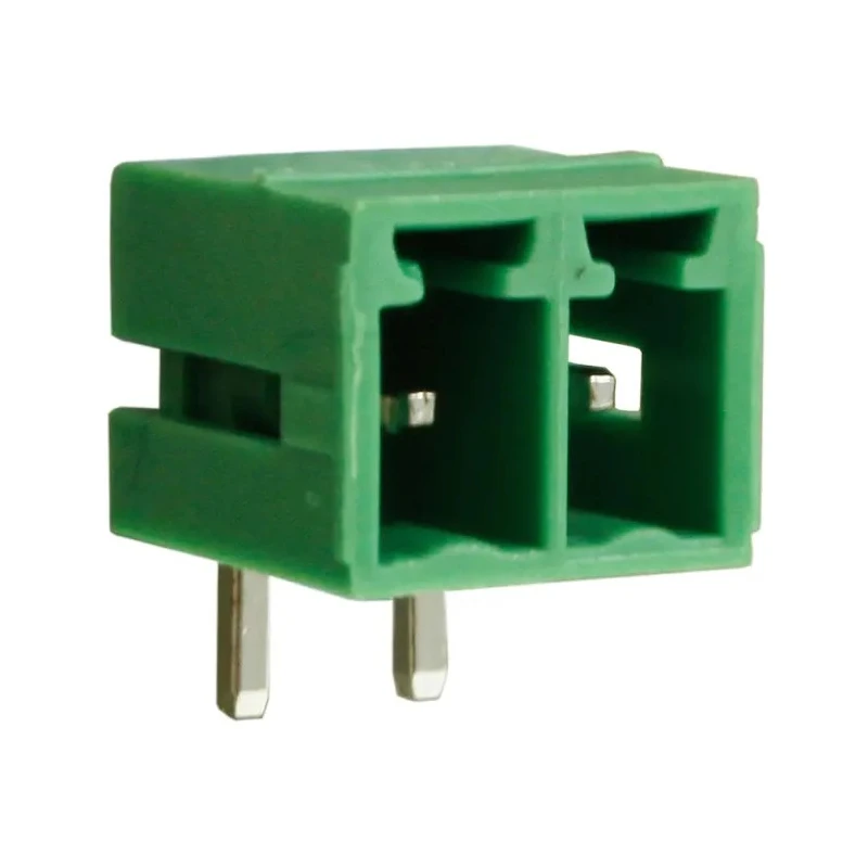RS PRO Pluggable Terminal Block 2-Contact 3.81 mm Pitch Right Angle Polyamide Male Screw CTBP93HE