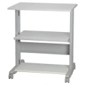 RS PRO 3 Shelf Printer Stand, Metal Frame, Lockable Wheels, 30kg Max Load 144-5956