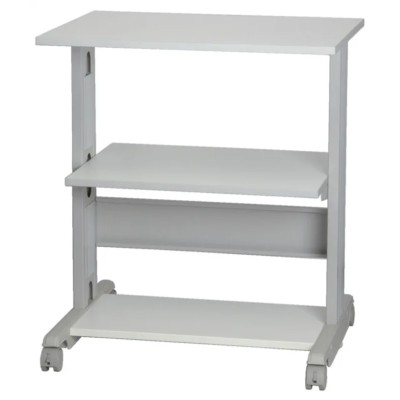 RS PRO 3 Shelf Printer Stand, Metal Frame, Lockable Wheels, 30kg Max Load 144-5956