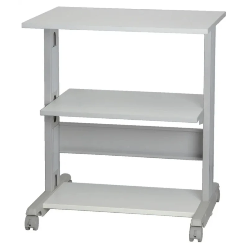 RS PRO 3 Shelf Printer Stand, Metal Frame, Lockable Wheels, 30kg Max Load 144-5956