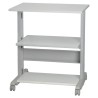 RS PRO 3 Shelf Printer Stand, Metal Frame, Lockable Wheels, 30kg Max Load 144-5956