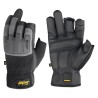 Snickers Power Open Black Polyamide Work Gloves Size 8 95860448008