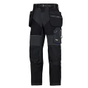 Snickers Flexiwork Men's Work Trouser, Black, Ripstop, 80 cm Waist, 32in Leg, 69020404052