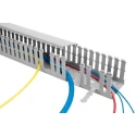 HellermannTyton HTWD-PW Grey Open Slot Cable Trunking, 100mm x 100mm x 2m, Polyvinyl Chloride W100mm
