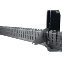 HellermannTyton HTWD-PW Grey Open Slot Cable Trunking, 100mm x 100mm x 2m, Polyvinyl Chloride W100mm