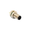 Bulgin Circular Connector, 3 Contacts, Rear Panel Mount, M5 Plug, Male, IP67, Buccaneer M5 Series PXMBNI05RPM03APC