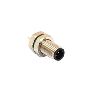 Bulgin Circular Connector, 3 Contacts, Rear Panel Mount, M5 Plug, Male, IP67, Buccaneer M5 Series PXMBNI05RPM03APC