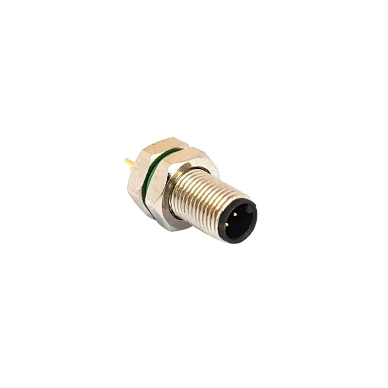 Bulgin Circular Connector, 3 Contacts, Rear Panel Mount, M5 Plug, Male, IP67, Buccaneer M5 Series PXMBNI05RPM03APC