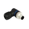 Bulgin Circular Connector 3 Contacts Panel Mount M12 Plug Male IP67 Buccaneer M12 Series PXPPAM12RAM03ASTPG9