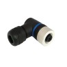 Bulgin Circular Connector Panel Mount 5 Contacts M12 IP67 Socket Female Right Angle Buccaneer M12 Series PXPPAM12RAF05ASTPG9