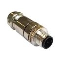 Bulgin Circular Connector, 8 Contacts, Panel Mount, M12 Plug, Male, IP67, Buccaneer M12 Series PXMBNI12FIM08ASCPG9