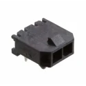 Molex Micro-Fit 3.0 Series Right Angle Through Hole PCB Header, 2 Contacts, 3 mm Pitch, 1 Row, Shrouded 436500201